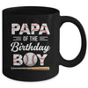 Papa Of The Birthday Boy Baseball Matching Family Party Mug | teecentury