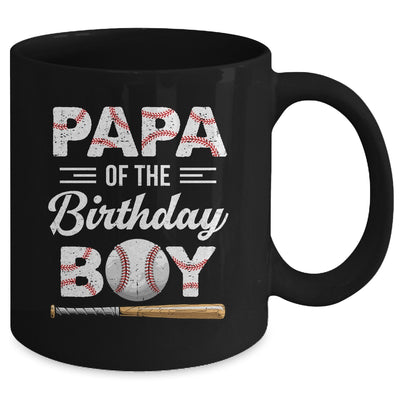 Papa Of The Birthday Boy Baseball Matching Family Party Mug | teecentury