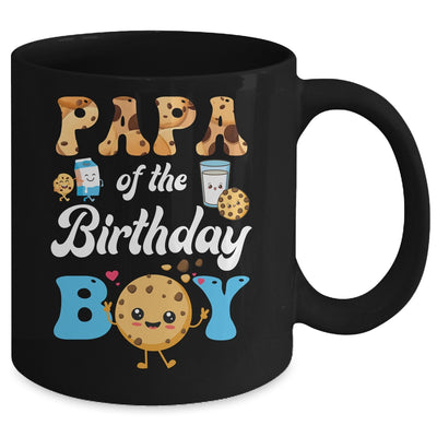 Papa Of The Birthday Boy Milk And Cookies 1st Birthday Mug | teecentury