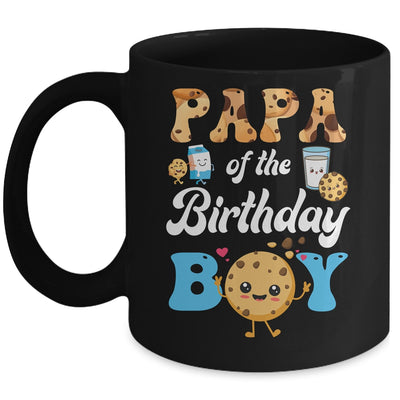 Papa Of The Birthday Boy Milk And Cookies 1st Birthday Mug | teecentury