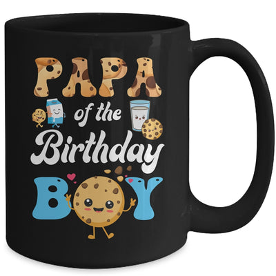 Papa Of The Birthday Boy Milk And Cookies 1st Birthday Mug | teecentury