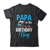 Papa Of The Birthday Boy Railroad Train Theme Lover Shirt & Hoodie | teecentury