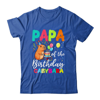 Papa Of The Birthday Capybara Girl Bday Party Family Shirt & Hoodie | teecentury