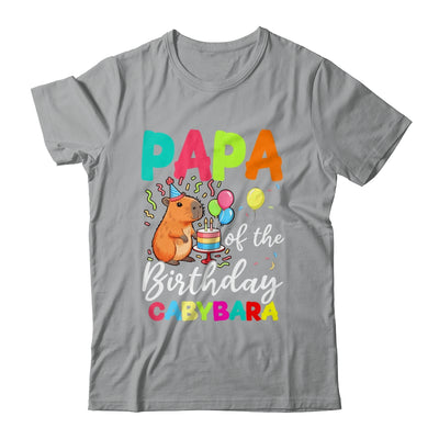 Papa Of The Birthday Capybara Girl Bday Party Family Shirt & Hoodie | teecentury