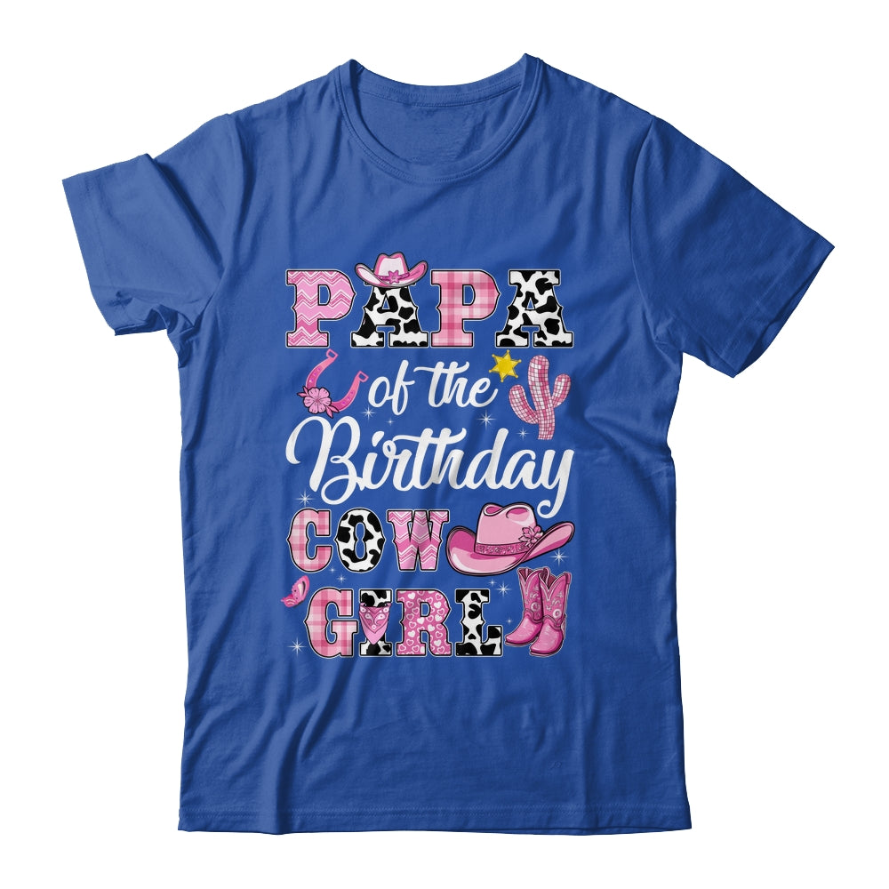 Papa Of The Birthday Cow Girl Western Cowgirl 1st Birthday Shirt & Hoodie | teecentury