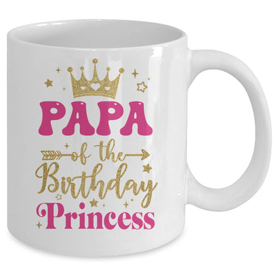 Papa Of The Birthday For Girl 1st Birthday Princess Girl Mug | teecentury