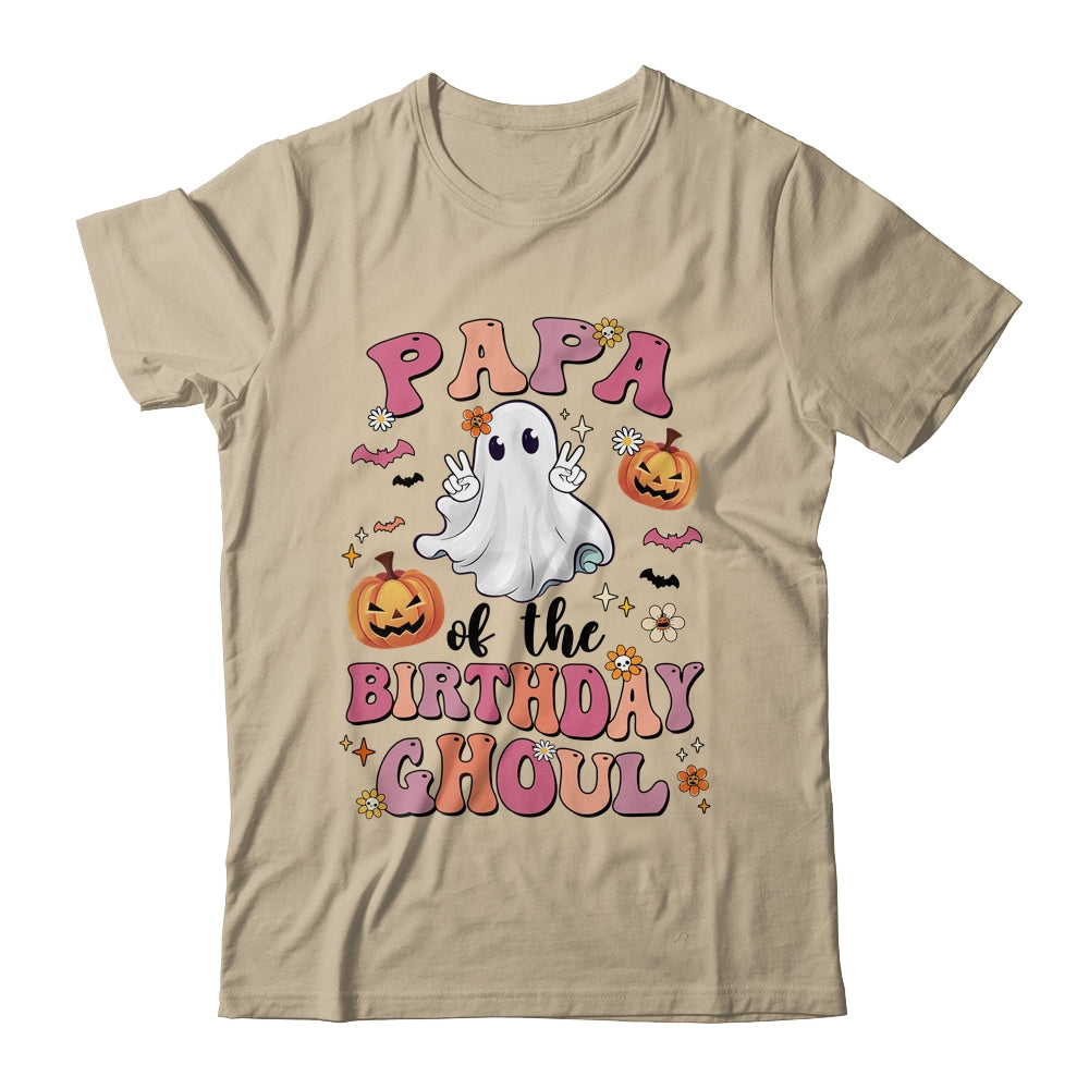 Papa Of The Birthday Ghoul Halloween Bday Boys Girls Ghost Shirt & Hoodie | teecentury