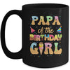 Papa Of The Birthday Girl 1st Ice Cream Party Family Mug | teecentury