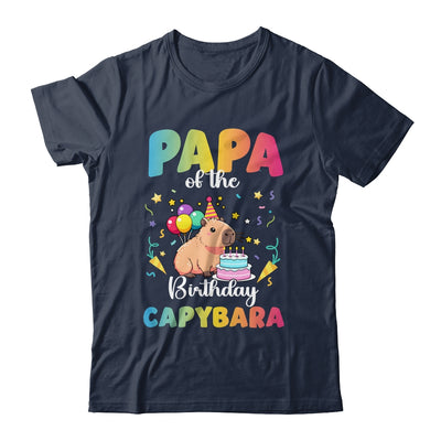Papa Of The Birthday Girl Capybara Bday Party Family Shirt & Hoodie | teecentury