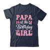 Papa Of The Birthday Girl Family Pink Coquette Bow Shirt & Hoodie | teecentury