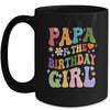 Papa Of The Birthday Girl Groovy Party 1st Birthday Girl Mug | teecentury