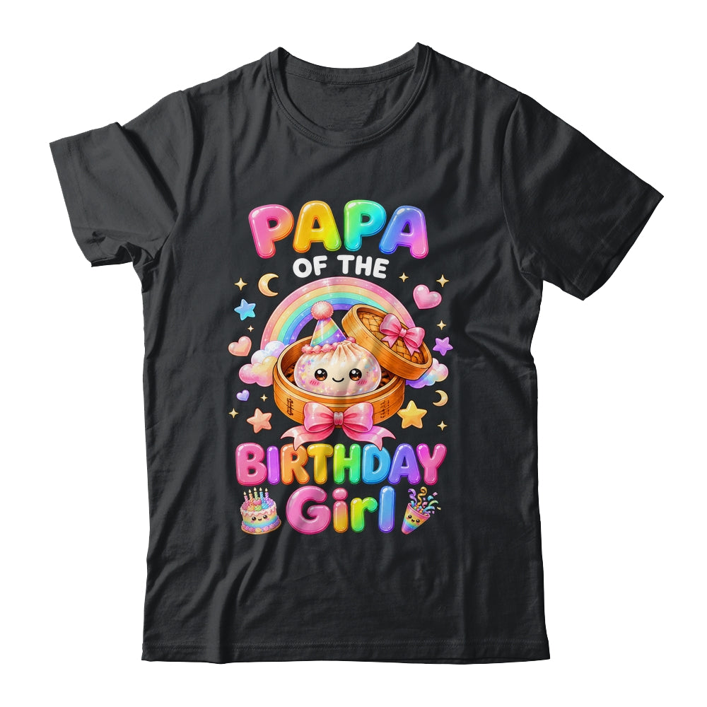 Papa Of The Birthday Girl Kawaii Dumpling Squishy Family Shirt & Hoodie | teecentury