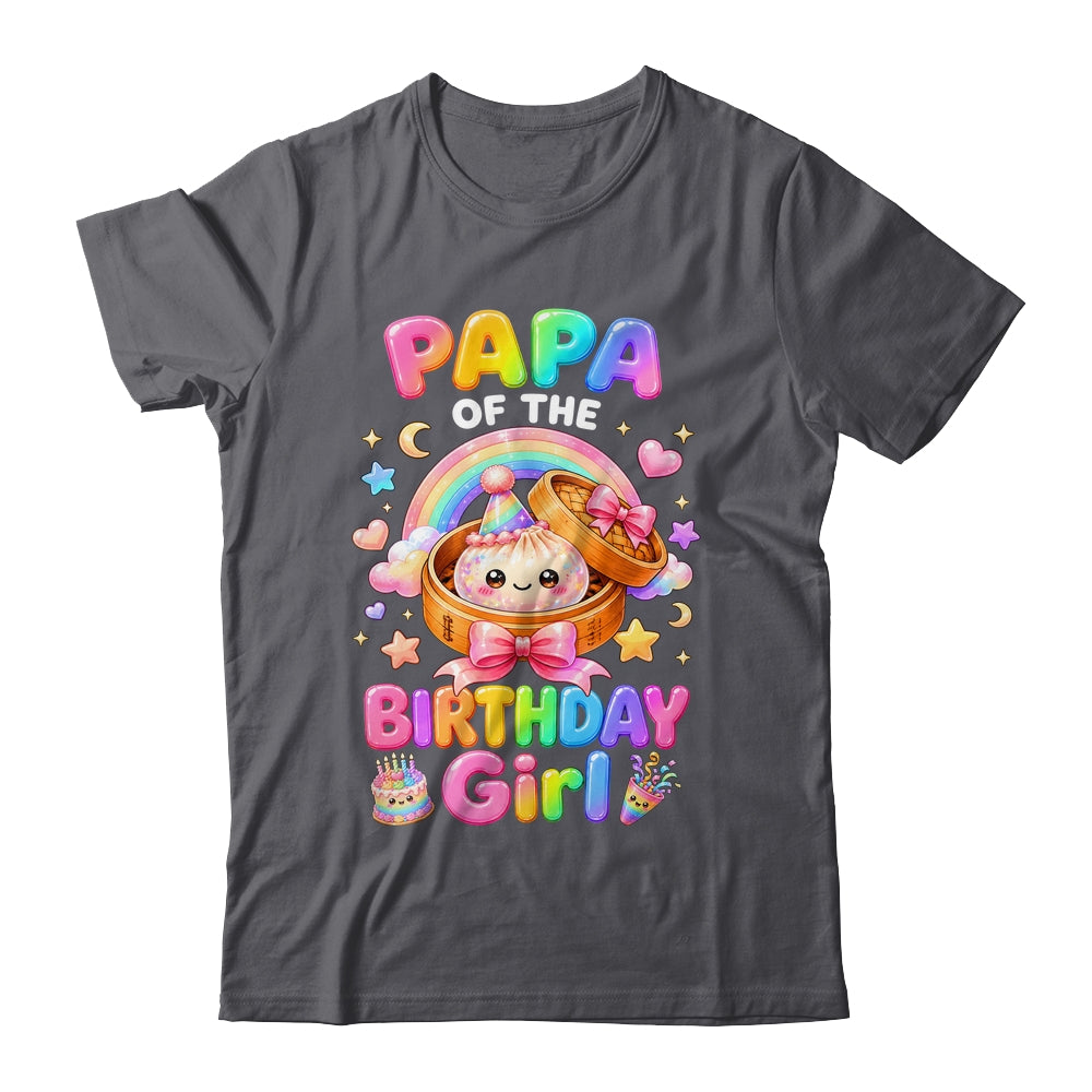 Papa Of The Birthday Girl Kawaii Dumpling Squishy Family Shirt & Hoodie | teecentury