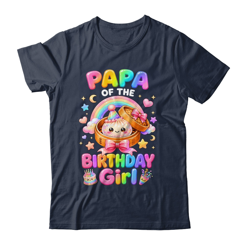 Papa Of The Birthday Girl Kawaii Dumpling Squishy Family Shirt & Hoodie | teecentury