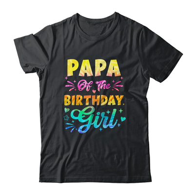 Papa Of The Birthday Girl Tie Dye 1st Birthday Family Shirt & Hoodie | teecentury