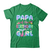 Papa Of The Birthday Mermaid Girl Family Matching Party Shirt & Hoodie | teecentury