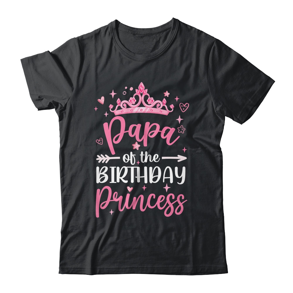Papa Of The Birthday Princess Birthday Girl Kid Family Shirt