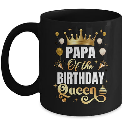 Papa Of The Birthday Queen Funny Matching Birthday Party Mug | teecentury
