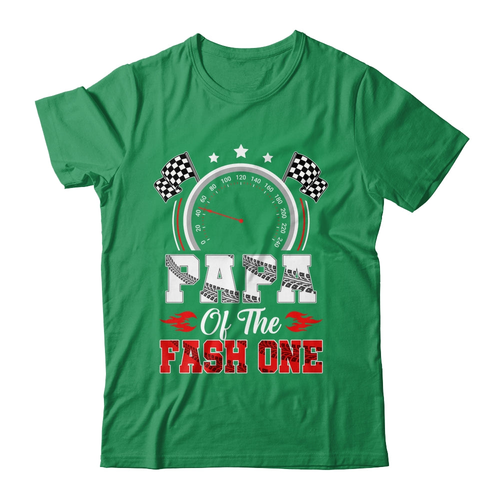 Papa Of The Fast One 1st Birthday Racing Car Family Shirt & Hoodie | teecentury