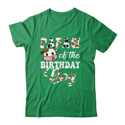 Papaw Of The Birthday Boy Cow Farm 1st Birthday Boy Shirt & Hoodie | teecentury