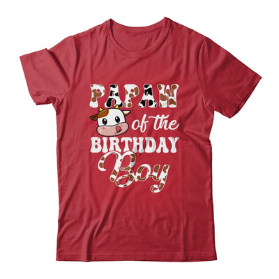 Papaw Of The Birthday Boy Cow Farm 1st Birthday Boy Shirt & Hoodie | teecentury
