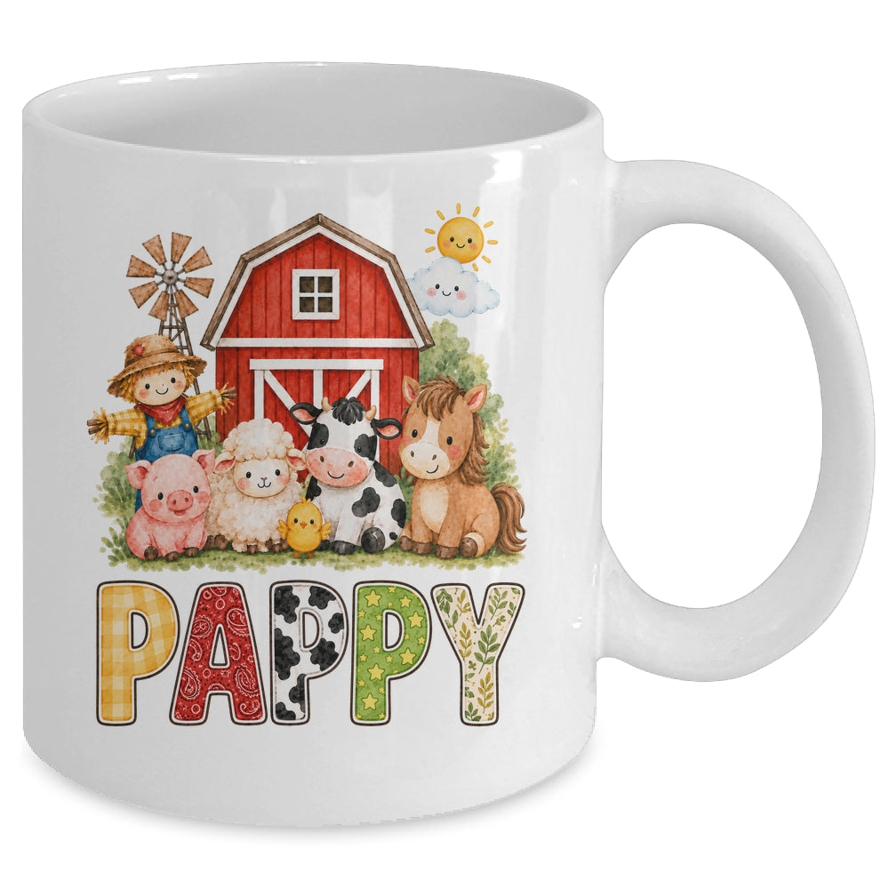 Pappy Farm Cow 1St Birthday Girl Boy Matching Family Mug | teecentury