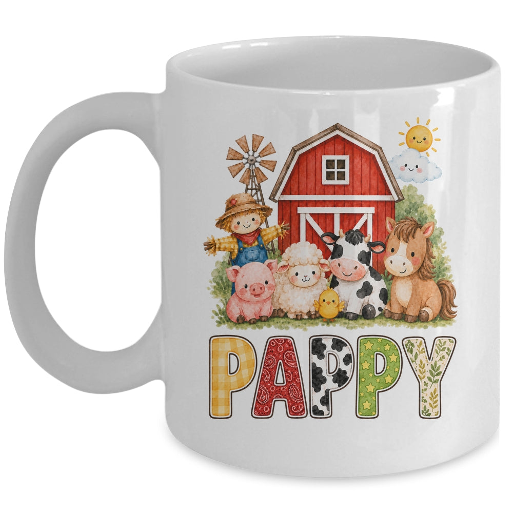 Pappy Farm Cow 1St Birthday Girl Boy Matching Family Mug | teecentury
