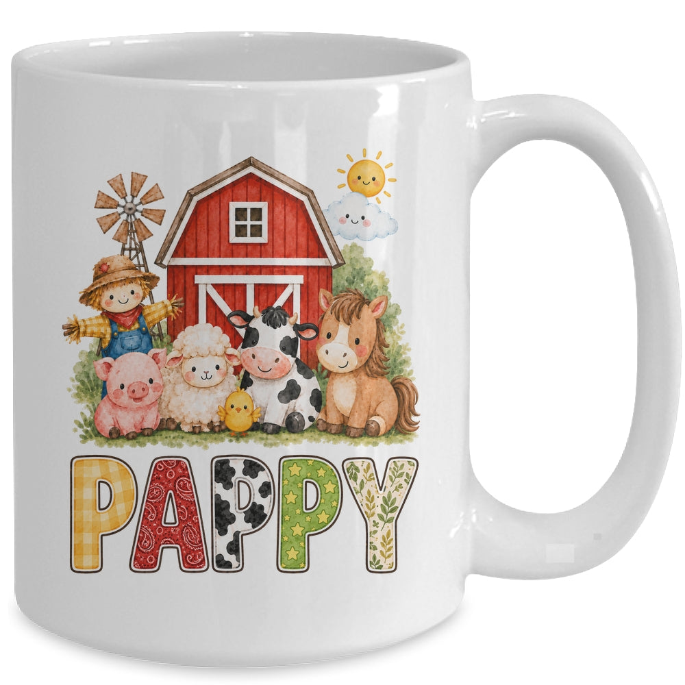 Pappy Farm Cow 1St Birthday Girl Boy Matching Family Mug | teecentury