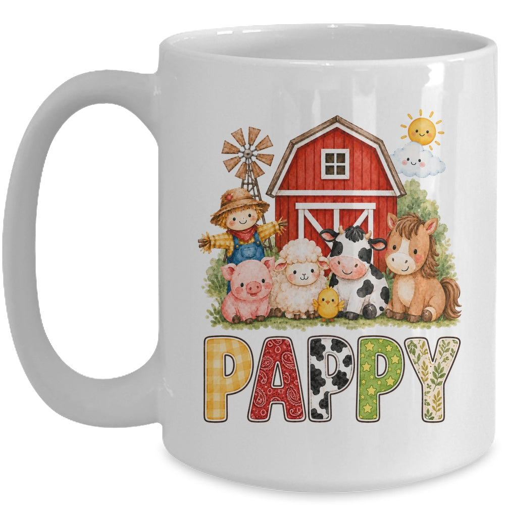 Pappy Farm Cow 1St Birthday Girl Boy Matching Family Mug | teecentury