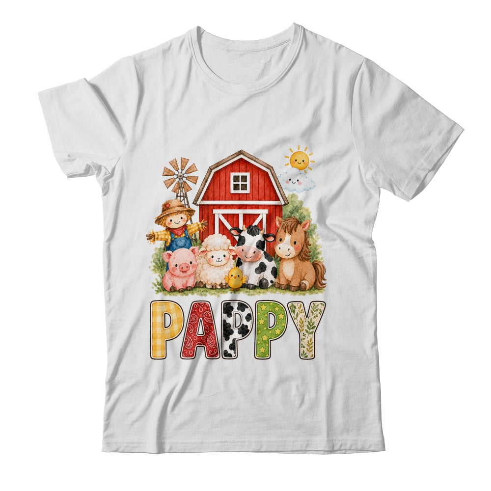 Pappy Farm Cow 1St Birthday Girl Boy Matching Family Shirt & Hoodie | teecentury