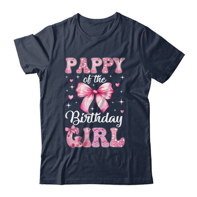 Pappy Of Birthday Girl Coquette Bow Matching Family Shirt & Hoodie | teecentury