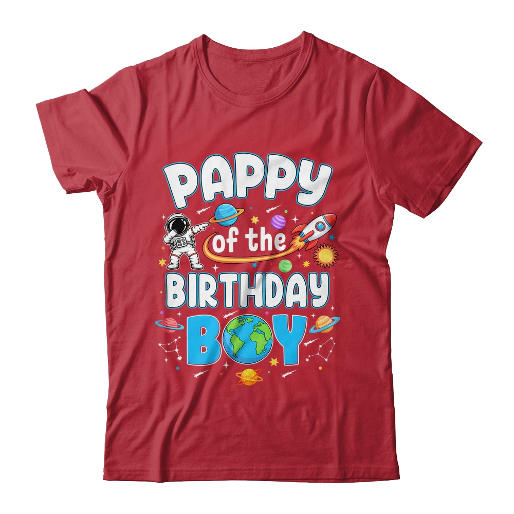 Pappy Of The Birthday Boy Astronaut Family Space Planets Shirt & Hoodie | teecentury