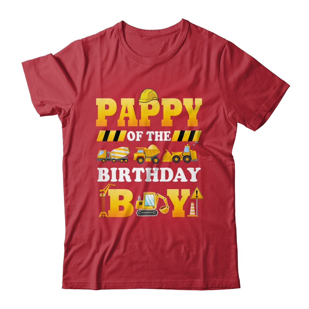 Pappy Of The Birthday Boy Construction Matching Family Shirt & Hoodie | teecentury