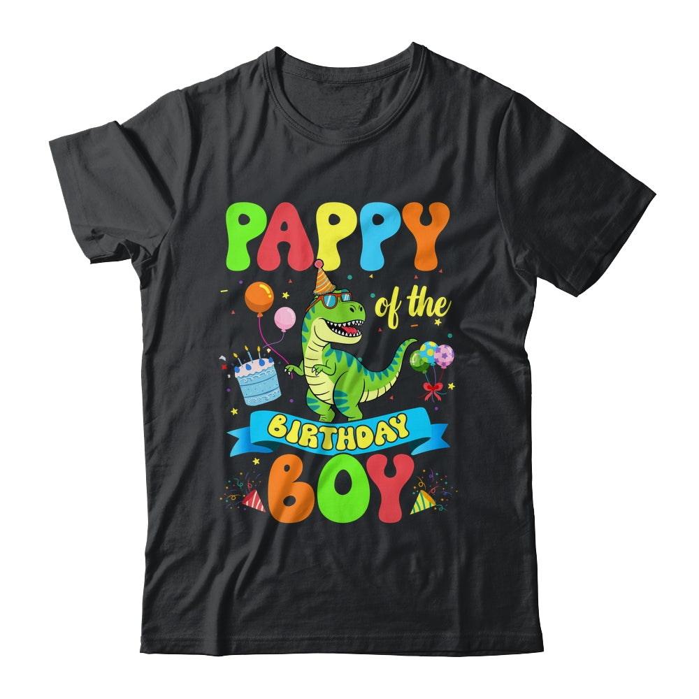 Pappy Of The Birthday Boy TRex Dinosaur Birthday Family Shirt & Hoodie | teecentury