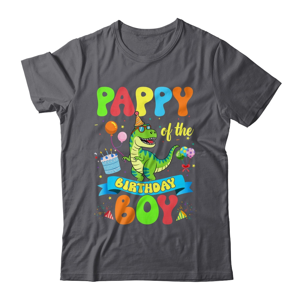 Pappy Of The Birthday Boy TRex Dinosaur Birthday Family Shirt & Hoodie | teecentury