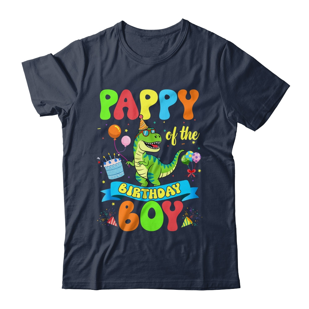 Pappy Of The Birthday Boy TRex Dinosaur Birthday Family Shirt & Hoodie | teecentury