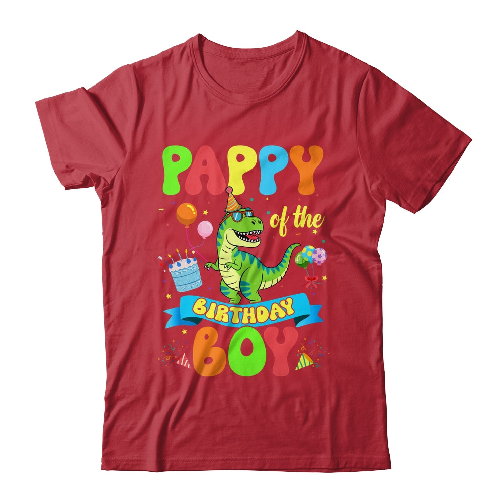 Pappy Of The Birthday Boy TRex Dinosaur Birthday Family Shirt & Hoodie | teecentury