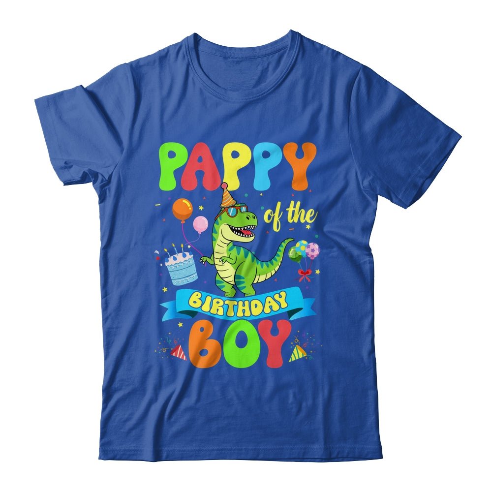 Pappy Of The Birthday Boy TRex Dinosaur Birthday Family Shirt & Hoodie | teecentury