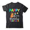Pappy Of The Birthday Capybara Girl Bday Party Family Shirt & Hoodie | teecentury