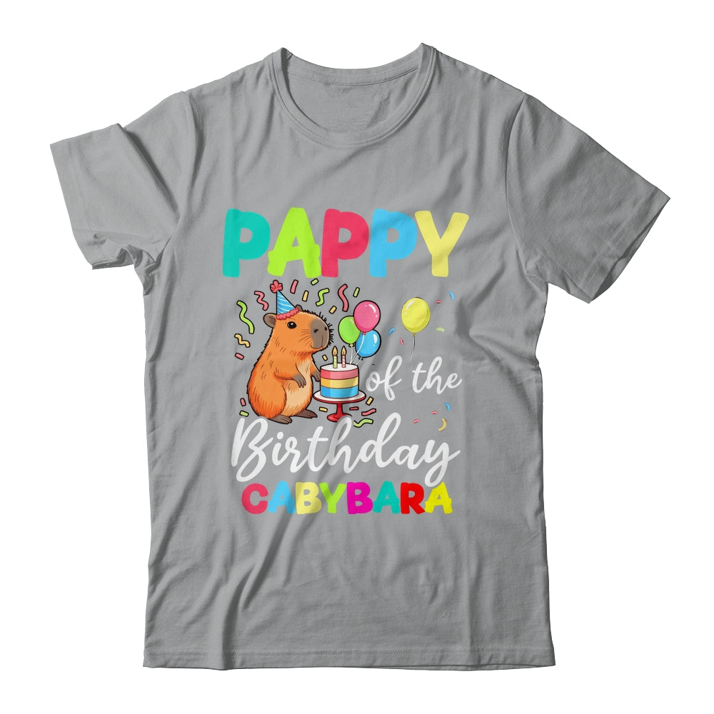 Pappy Of The Birthday Capybara Girl Bday Party Family Shirt & Hoodie | teecentury