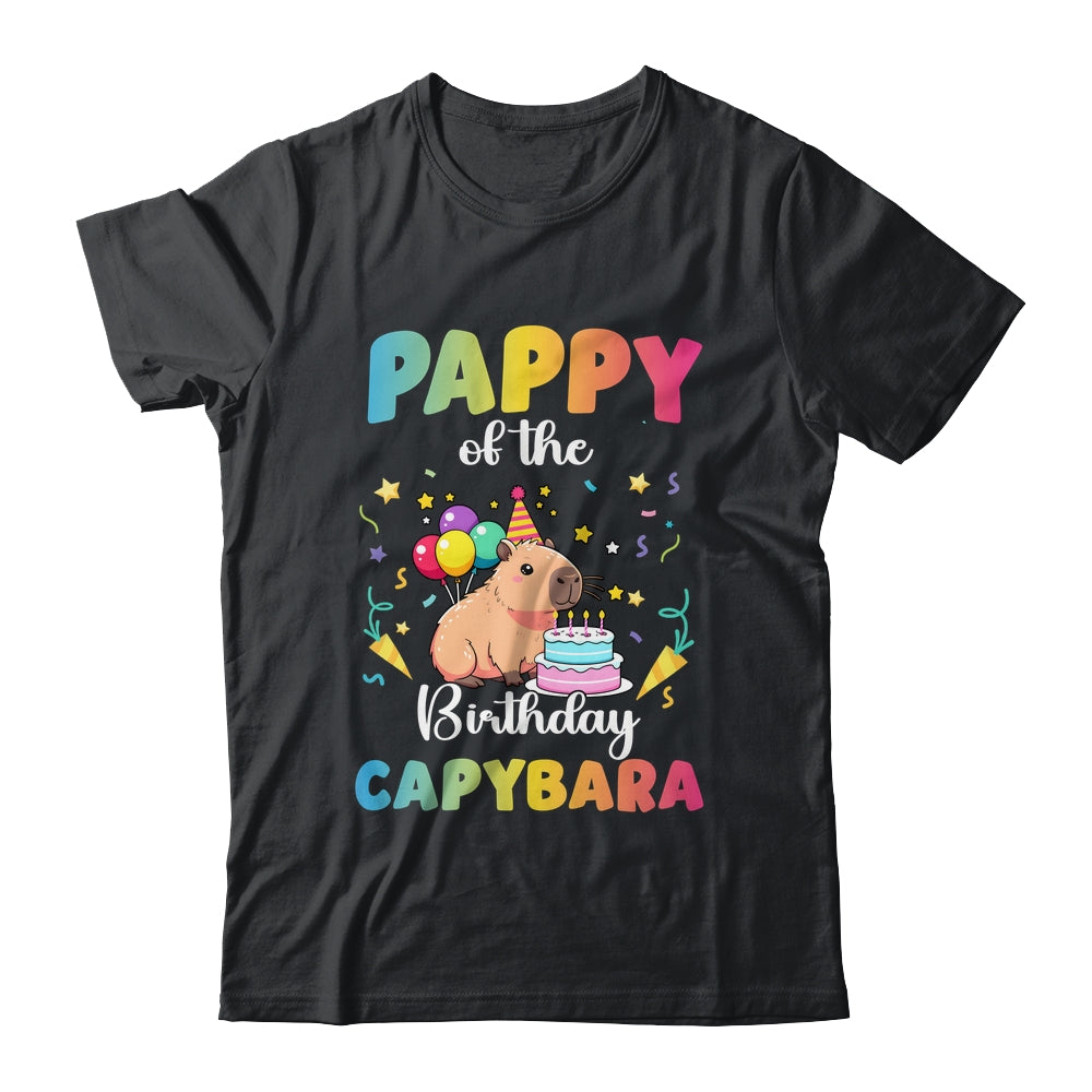 Pappy Of The Birthday Girl Capybara Bday Party Family Shirt & Hoodie | teecentury