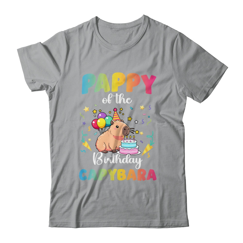 Pappy Of The Birthday Girl Capybara Bday Party Family Shirt & Hoodie | teecentury