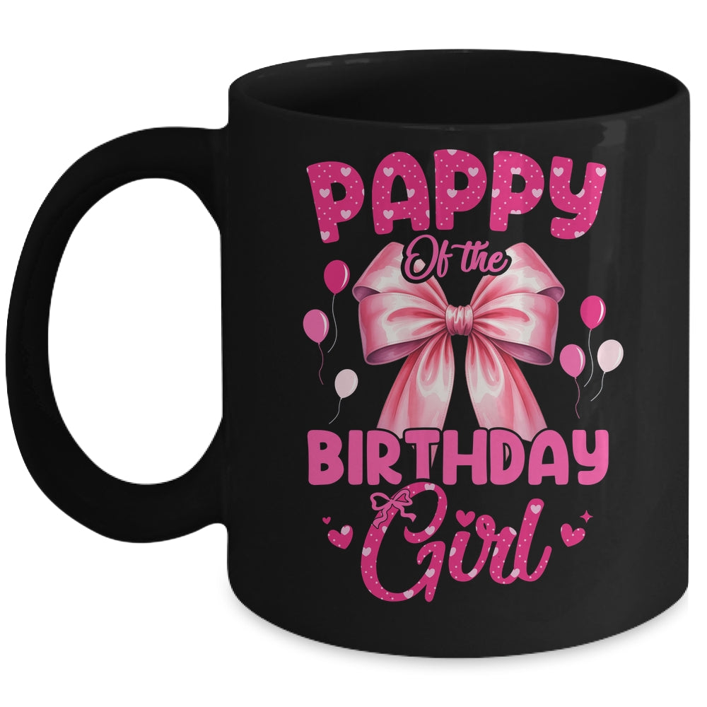 Pappy Of The Birthday Girl Coquette Bow Matching Family Mug | teecentury