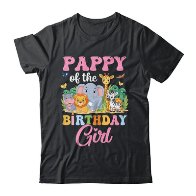 Pappy Of The Birthday Girl Kids Safari Jungle Animal Shirt & Hoodie | teecentury