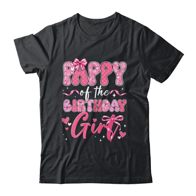 Pappy Of The Birthday Girl Pink Coquette Bow Family Shirt & Hoodie | teecentury