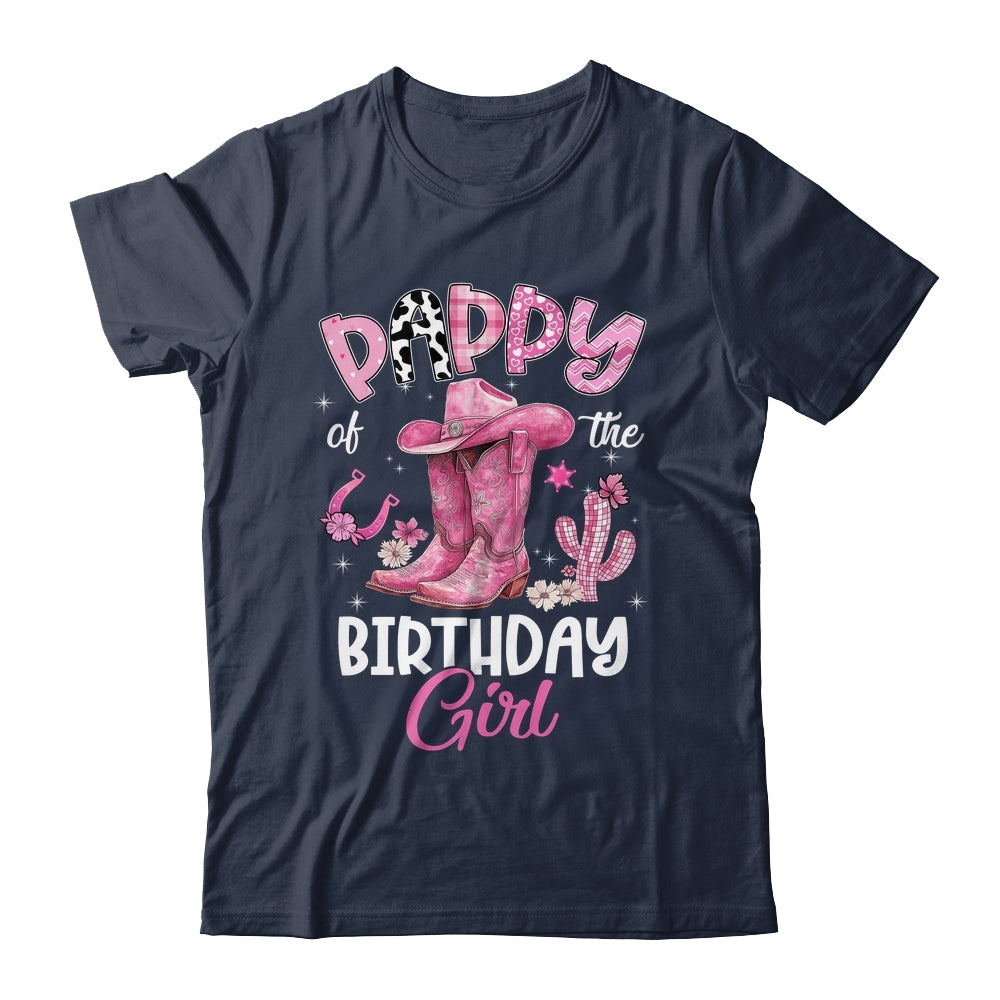 Pappy Of The Birthday Girl Pink Cowgirl Western Cow Girl Shirt & Hoodie | teecentury