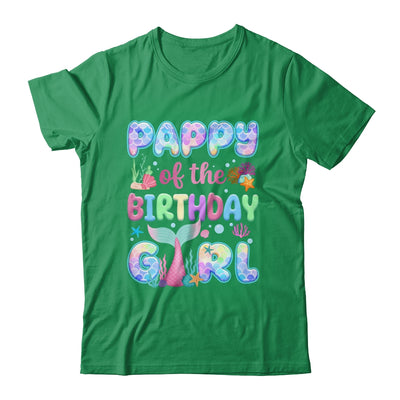 Pappy Of The Birthday Mermaid Girl Family Matching Party Shirt & Hoodie | teecentury