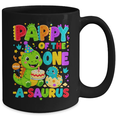 Pappy Of The One-A-Saurus 1St Birthday Boy T-Rex Dinosaur Mug | teecentury