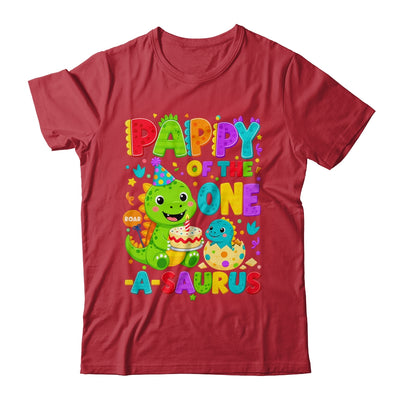 Pappy Of The One-A-Saurus 1St Birthday Boy T-Rex Dinosaur Shirt & Hoodie | teecentury