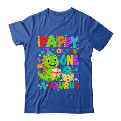 Pappy Of The One-A-Saurus 1St Birthday Boy T-Rex Dinosaur Shirt & Hoodie | teecentury